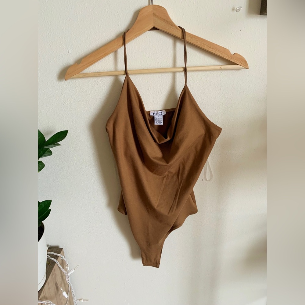 Rye 21 brown bodysuit